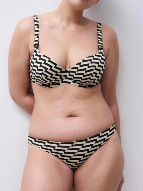 Femilet Badmode Santosa schwarz/gold bikini slip