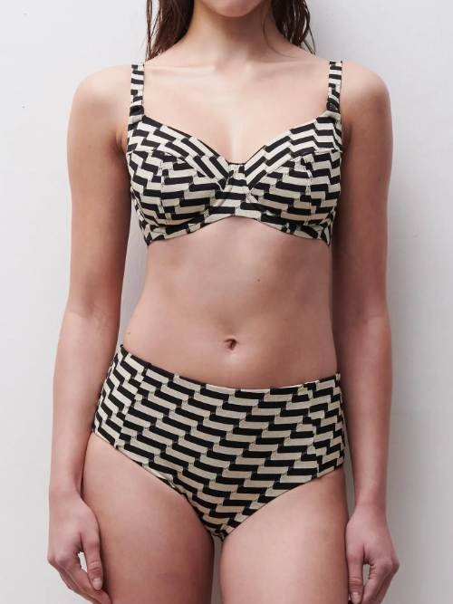 Femilet Badmode Santosa schwarz/gold bikini slip
