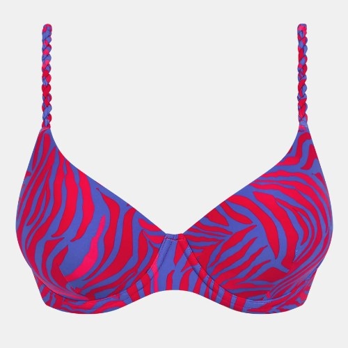 Femilet Badmode Tidra blau/rot gemoldefer bikini bh