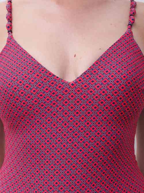 Femilet Badmode Tidra pink/print badeanzüge