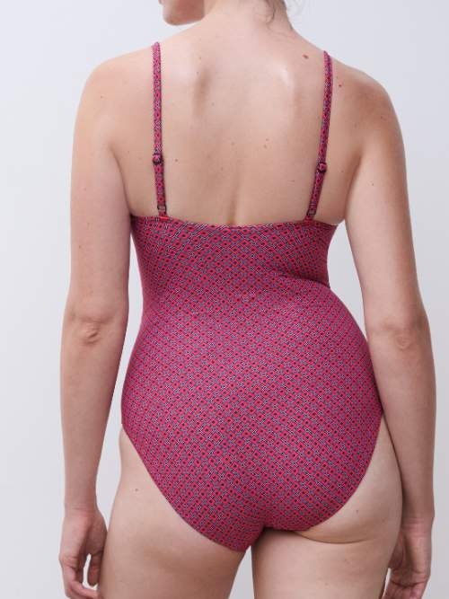 Femilet Badmode Tidra pink/print badeanzüge