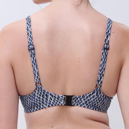 Femilet Badmode Tidra blau/print gemoldefer bikini bh