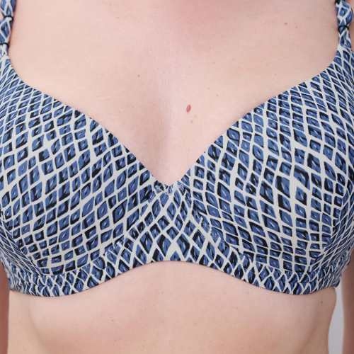 Femilet Badmode Tidra blau/print gemoldefer bikini bh