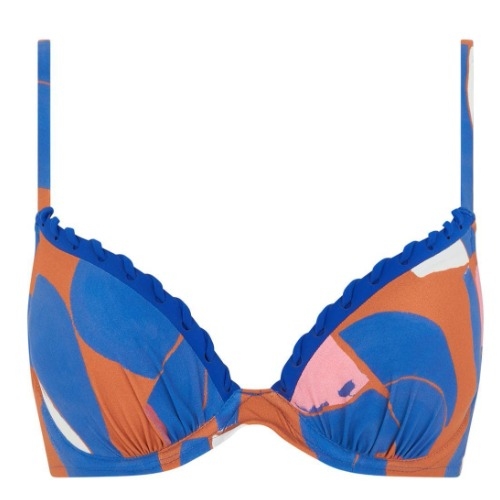Chantelle Badmode Tribe blau/print vorgeformter bh