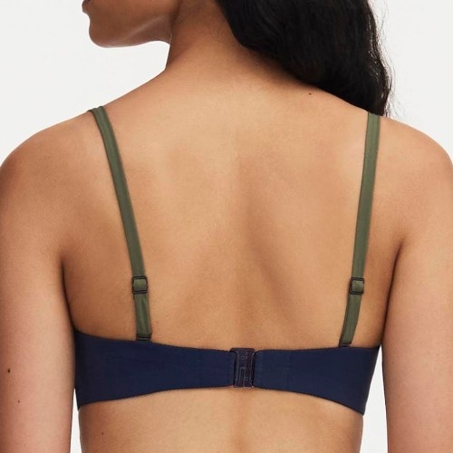 Chantelle Badmode Aura blau/grün unwattierter bikini bh