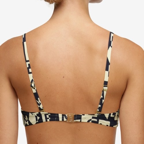 Chantelle Badmode Identity weiß/schwarz gemoldefer bikini bh