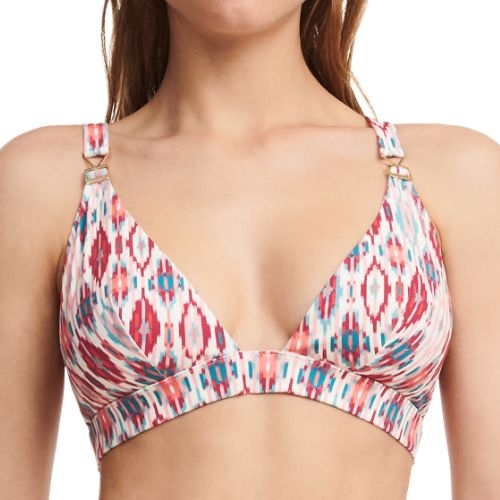 Chantelle Badmode Devotion türkis gemoldefer bikini bh