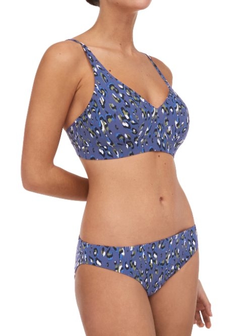Chantelle Badmode EOS blau gemoldefer bikini bh