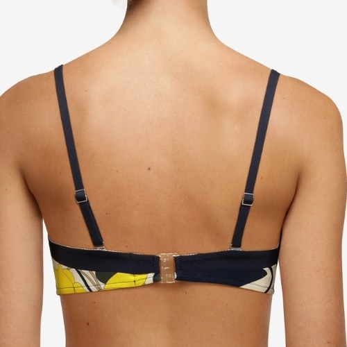 Chantelle Badmode Flowers navy-blau/print unwattierter bikini bh