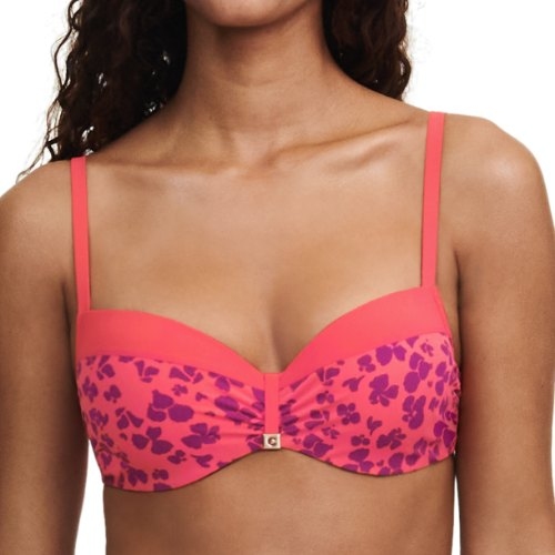 Chantelle Badmode Flowers pink gemoldefer bikini bh