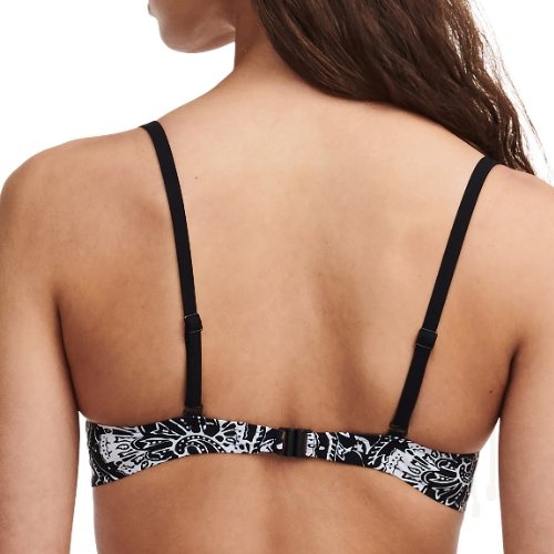 Chantelle Badmode Flowers schwarz/weiß gemoldefer bikini bh