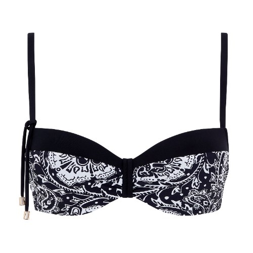 Chantelle Badmode Flowers schwarz/weiß gemoldefer bikini bh