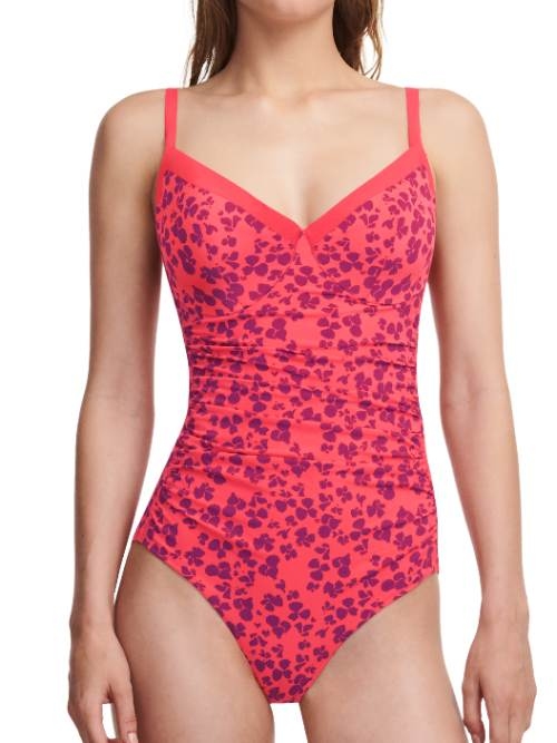 Chantelle Badmode Flowers pink vorgeformter bh