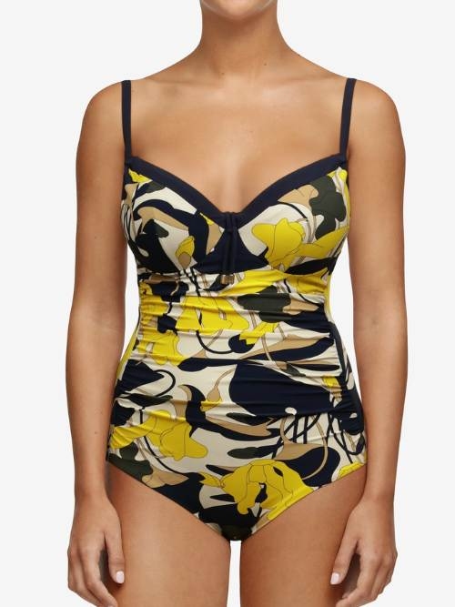 Chantelle Badmode Flowers blau/print badeanzüge