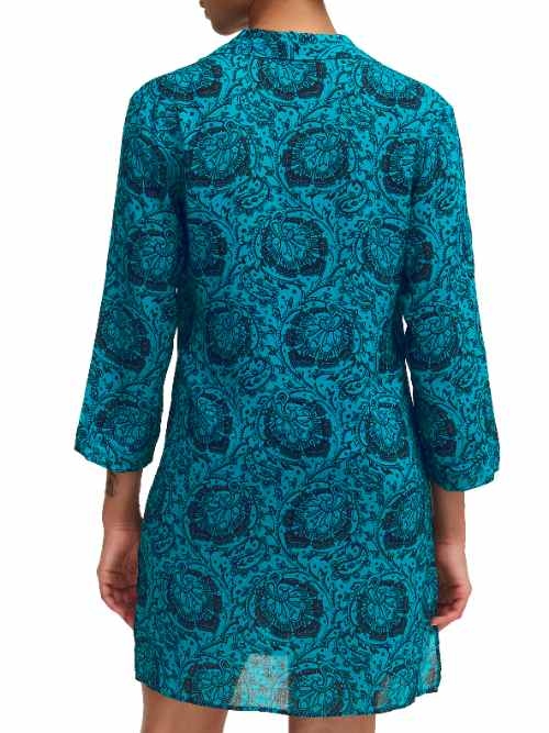 Chantelle Badmode Flowers blau tunika