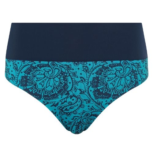 Chantelle Badmode Flowers blau bikini slip