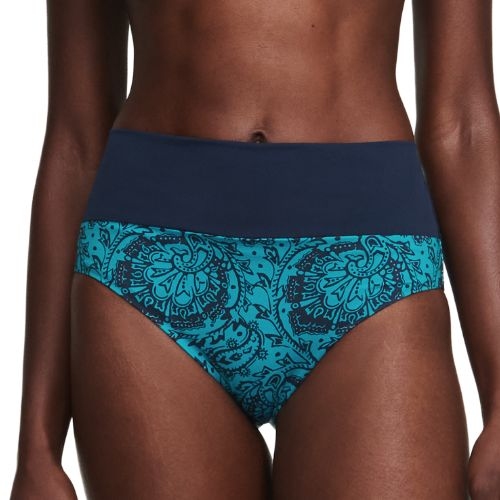 Chantelle Badmode Flowers blau bikini slip