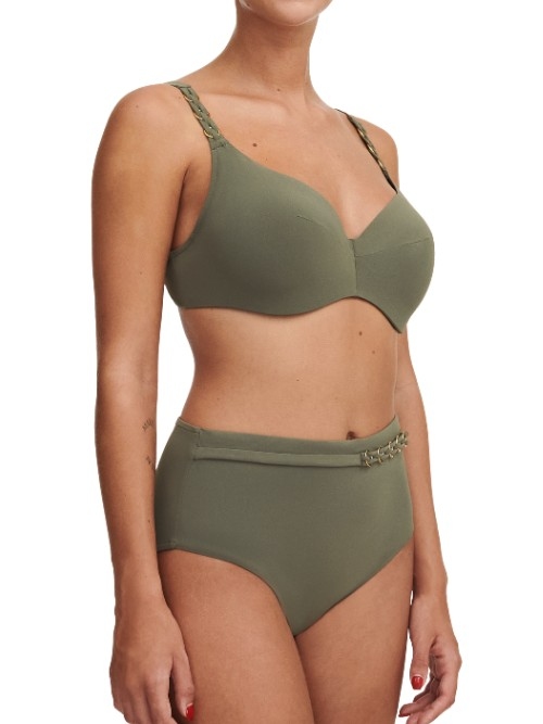 Chantelle Badmode Emblem khaki vorgeformter bh