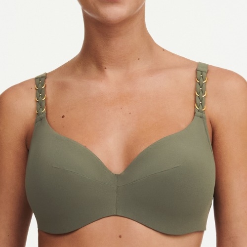 Chantelle Badmode Emblem khaki vorgeformter bh