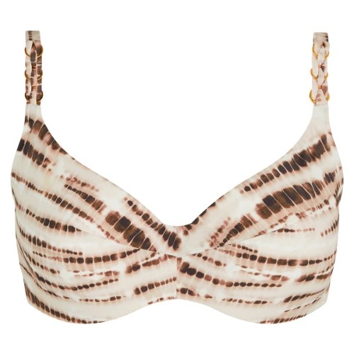 Chantelle Bademode Emblem braun gemoldefer bikini bh
