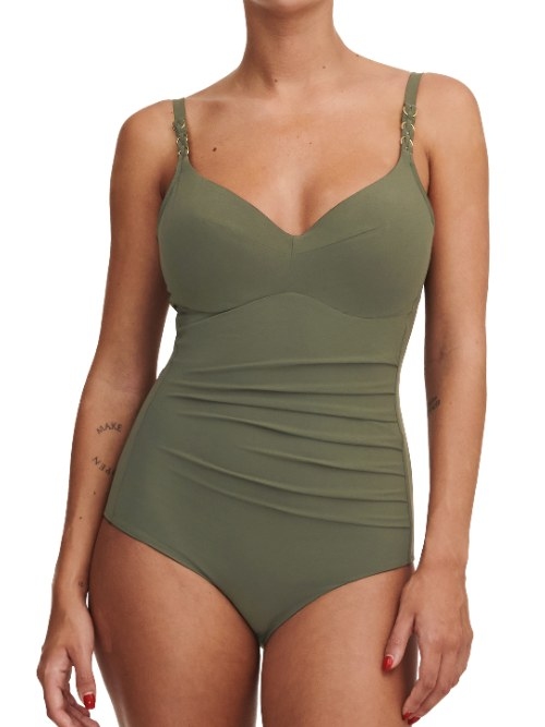 Chantelle Badmode Emblem khaki badeanzüge