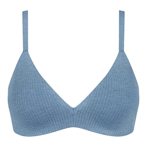 Sloggi Zero Feel blau ohne bügel bh