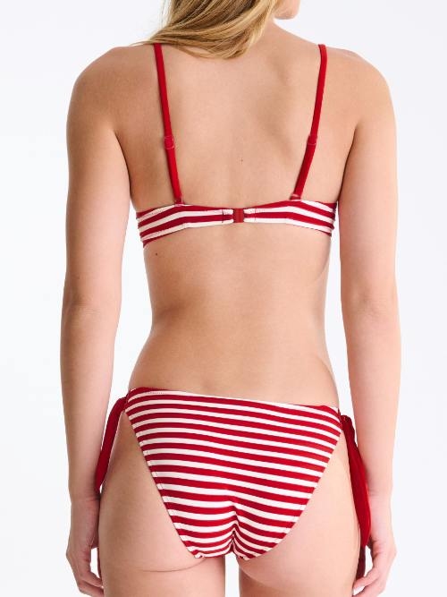 Lisca Bademode Bondi Beach rot/weiß gemoldefer bikini bh