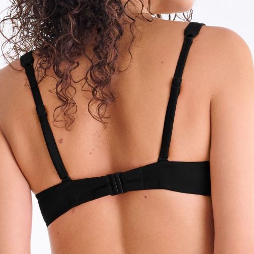 Lisca Bademode Bondi Beach schwarz/weiß unwattierter bikini bh