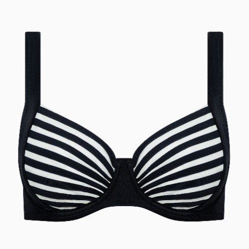 Lisca Bademode Bondi Beach schwarz/weiß unwattierter bikini bh