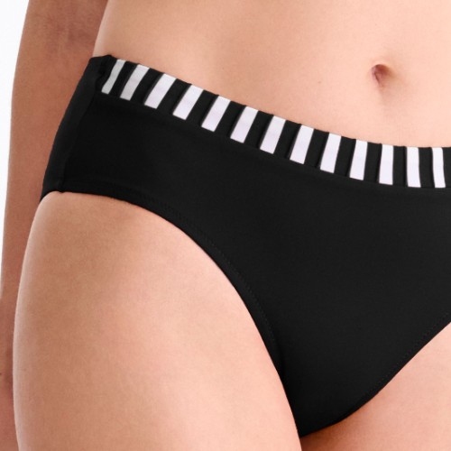 Lisca Bademode Bondi Beach schwarz/weiß bikini slip