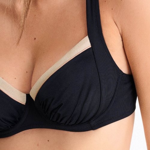 Lisca Bademode Sydney schwarz unwattierter bikini bh