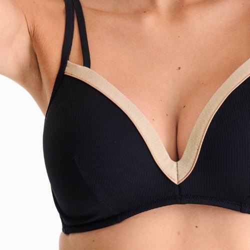 Lisca Bademode Sydney schwarz gemoldefer bikini bh