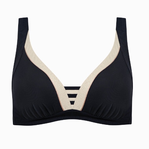 Lisca Bademode Sydney schwarz gemoldefer bikini bh