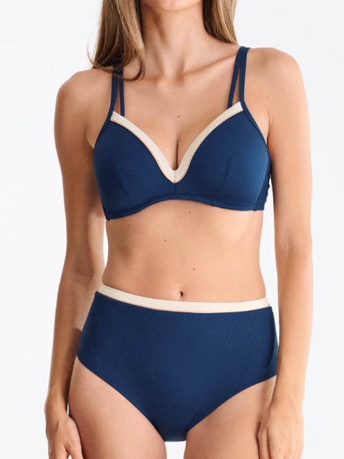Lisca Bademode Sydney navy-blau gemoldefer bikini bh