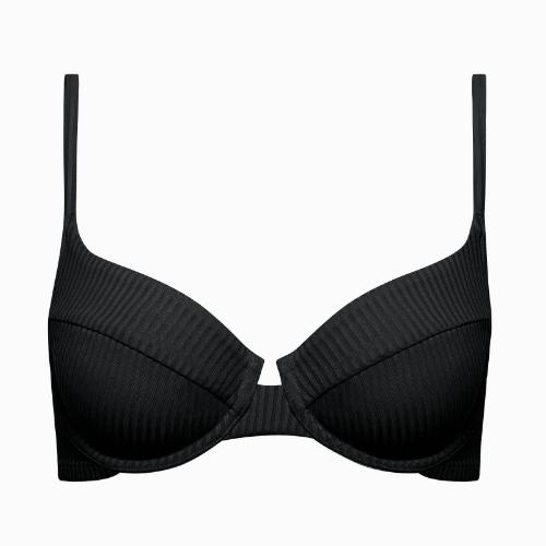 Lisca Bademode Florida schwarz unwattierter bikini bh