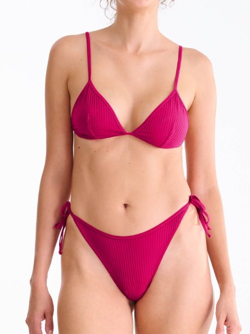 Lisca Bademode Florida cyclamen rosa unwattierter bikini bh