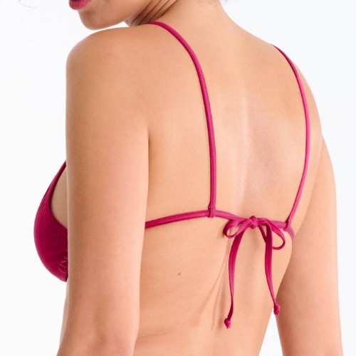 Lisca Bademode Florida cyclamen rosa unwattierter bikini bh