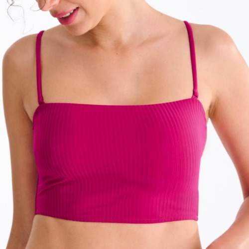 Lisca Bademode Florida cyclamen rosa unwattierter bikini bh