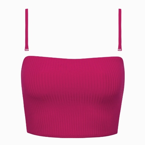 Lisca Bademode Florida cyclamen rosa unwattierter bikini bh