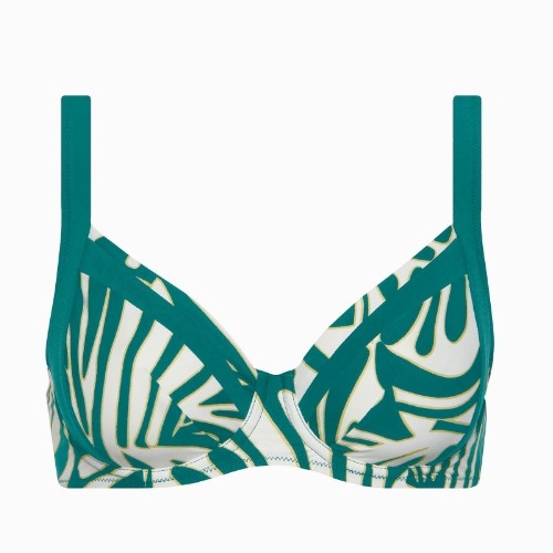 Lisca Bademode Gold Coast türkis unwattierter bikini bh