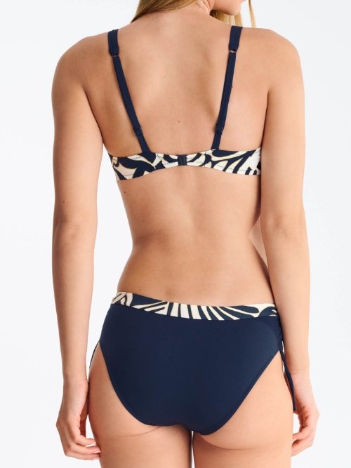 Lisca Bademode Gold Coast navy-blau unwattierter bikini bh