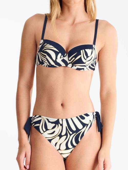 Lisca Bademode Gold Coast navy-blau gemoldefer bikini bh