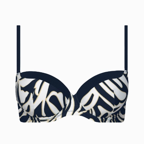 Lisca Bademode Gold Coast navy-blau gemoldefer bikini bh