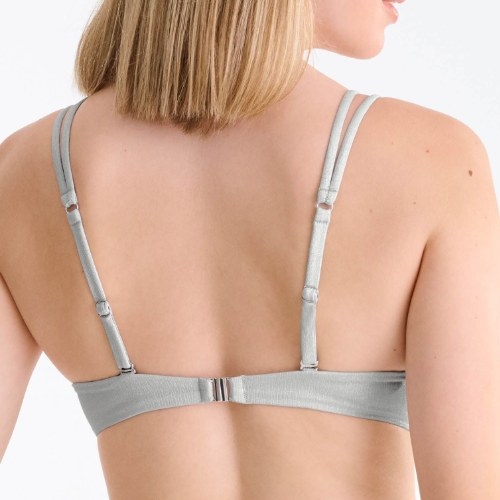 Lisca Bademode Blue Lagoon silber push up bikini bh