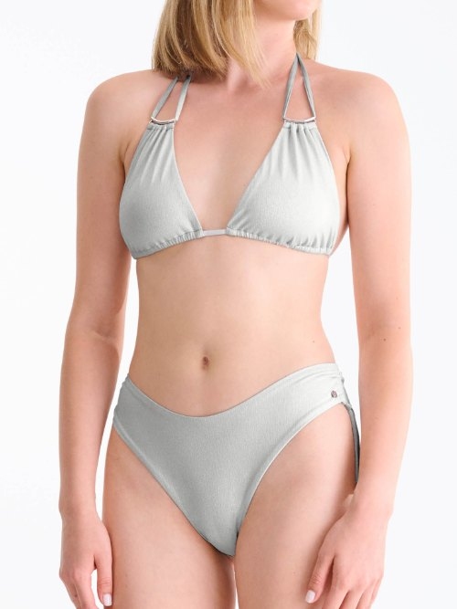 Lisca Bademode Blue Lagoon silber unwattierter bikini bh