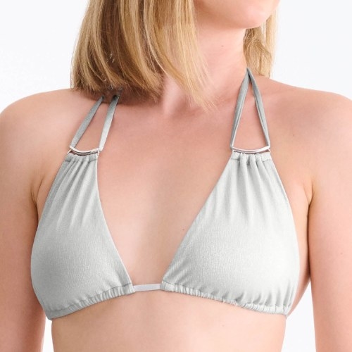 Lisca Bademode Blue Lagoon silber unwattierter bikini bh