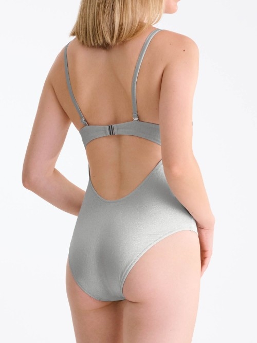 Lisca Bademode Blue Lagoon silber badeanzüge