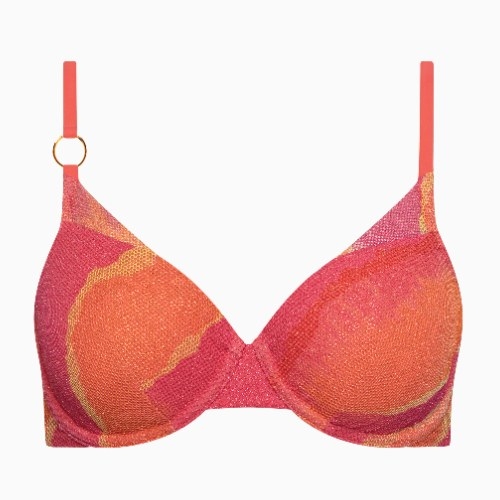 Lisca Bademode Atlantida pink unwattierter bikini bh