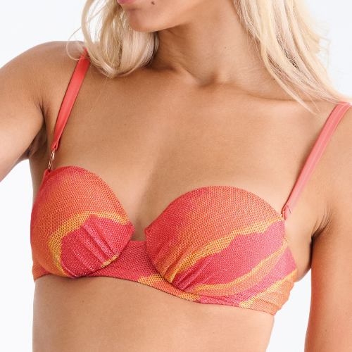 Lisca Bademode Atlantida pink gemoldefer bikini bh