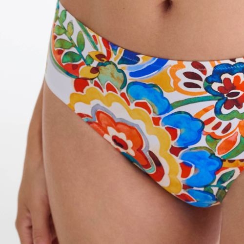 Lisca Bademode Mexico pink/print bikini slip